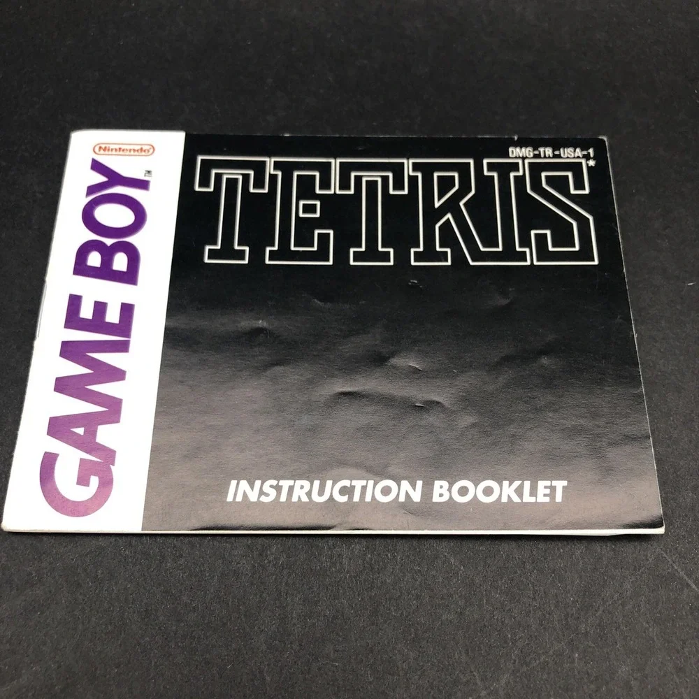 Tetris GameBoy Original Nintendo Instruction Booklet ONLY Manual Book No‎ Game
